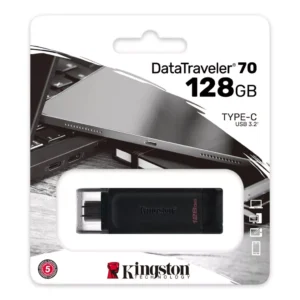 Kingston - DataTraveller 70 USB-C 3.2 Flash Drive - 128GB