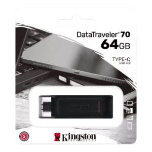 Kingston - DataTraveller 70 USB-C 3.2 Flash Drive - 64GB