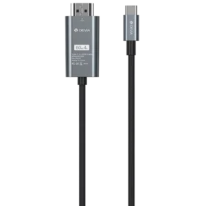 Devia - 2m 1080p HDMI to USB-C Cable - Black